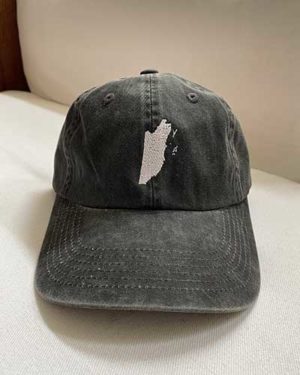 Belize Map Cap Fabric Strap