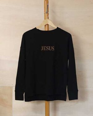 Jesus Sweatshirt Black