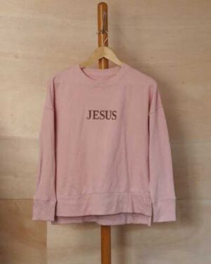 Jesus Sweatshirt Pink
